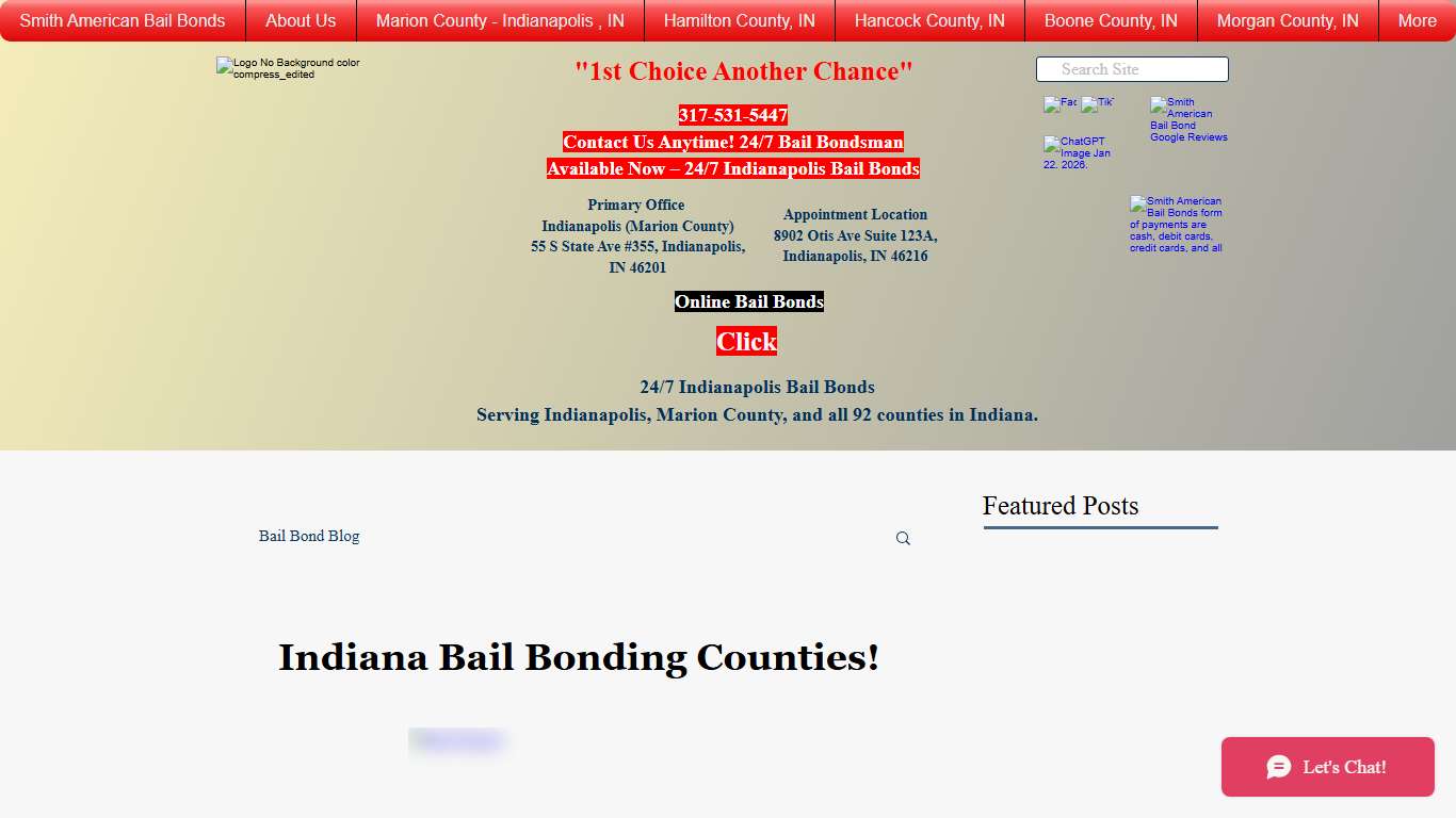Bail Bonds Bail Bonding Counties Indiana